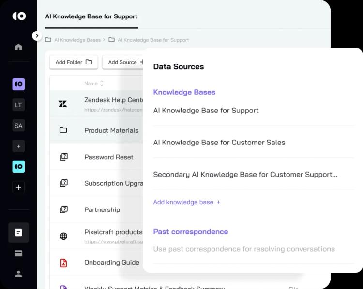 Data is pulled only from secure, approved sources like internal wikis, product manuals, and compliance docs, avoiding any use of unverified content.