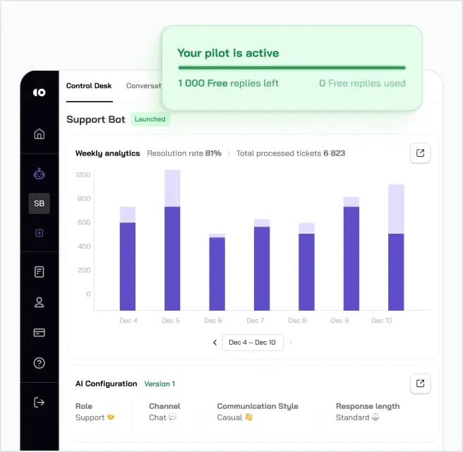 How do you add AI to Zoho Desk?