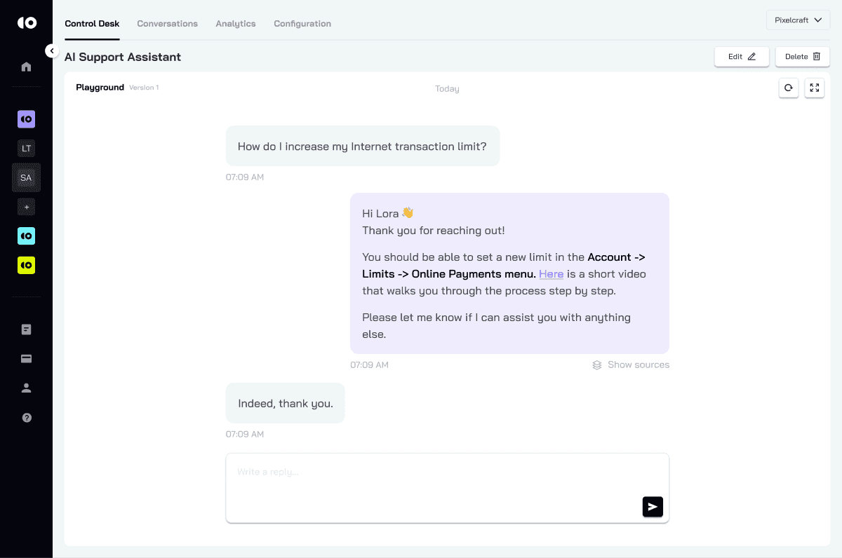 AI Support Assistant